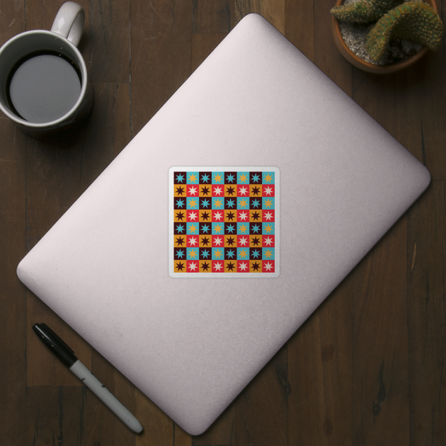 bright colorful neo-geo design by pauloneill-art